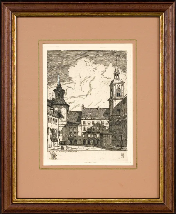 Tadeusz Cieślewski (syn), Ilustracja do Pieśni o Rynku i zaułkach Or-Ota, 