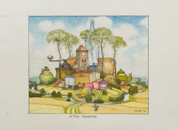 Jacek Yerka, Letnie śniadanie, 2006