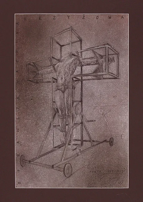 Dariusz Gorczyca, Teatr Sytuacji. Oprawcza machina krzyżowa, 1987