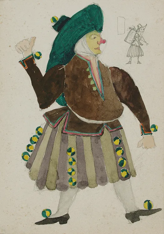 Henryk Janiga, PROJEKT KOSTIUMU DO „KSIĘŻNICZKI TURANDOT&#