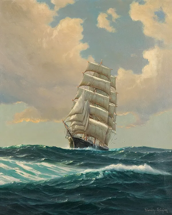 Martin Franz Glüsing, ŻAGLOWIEC