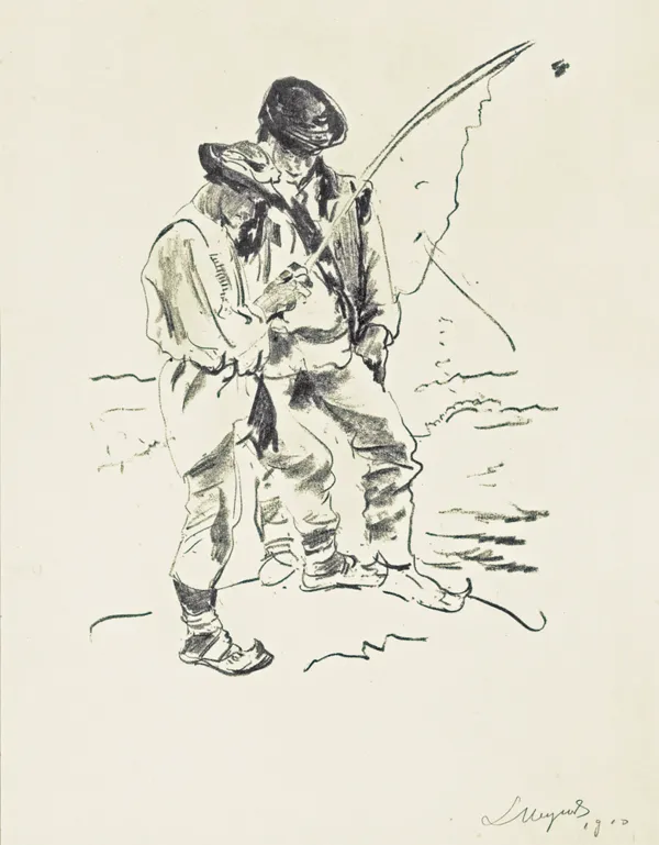 Leon Wyczółkowski, RYBACY, 1910