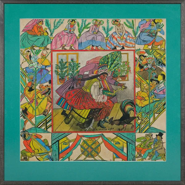 Zofia Stryjeńska, OCZEPINY, przed 1934