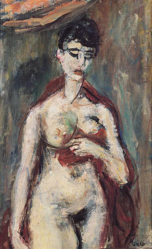 Zygmunt Menkes, AKT Z CZERWONĄ DRAPERIĄ, lata 40.