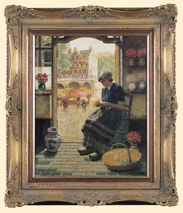 Peter Pulm, AMSTERDAMSKA KWIACIARKA, ok. 1930