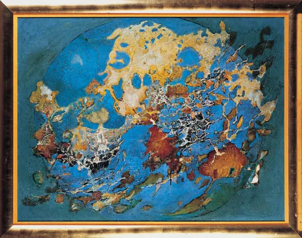 Zdzisław Salaburski, KOMPOZYCJA NIEBIESKA, 1987