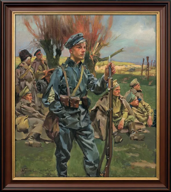 Wojciech Kossak, WNUK TYCH SPOD GROCHOWA I STOCZKA, 1916