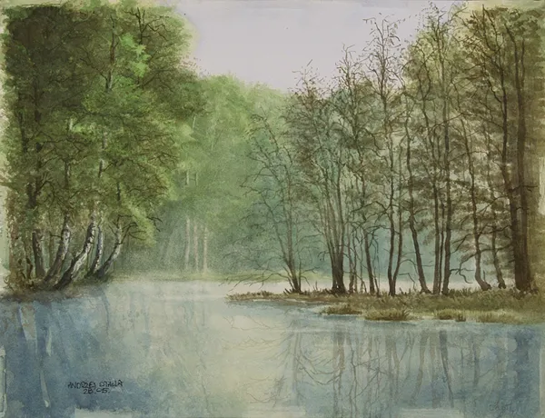 Andrzej Otawa, DRZEWA NAD WODĄ, 2005