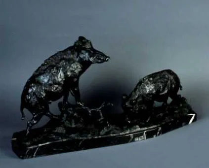 Anton Büschelberger, Dziki, ok. 1920