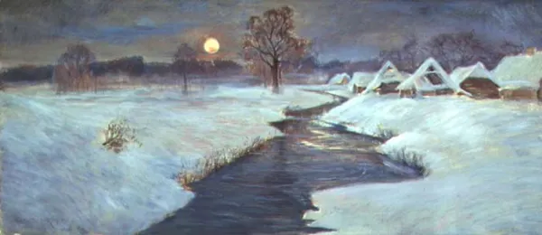 Konstanty Kietlicz-Rayski, Pejzaż zimowy
