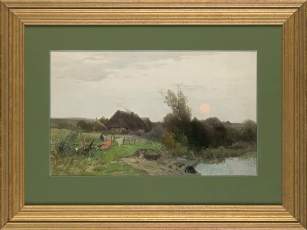 Roman Kochanowski, NAD STAWEM, ok. 1895