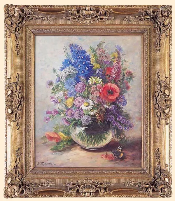 Louise  Thomassin, MOTYL I POLNE KWIATY 