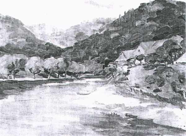 Leonard Pękalski, Nad Sanem