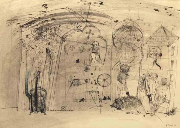 Henryk Cześnik, Sceny figuralne, 1989