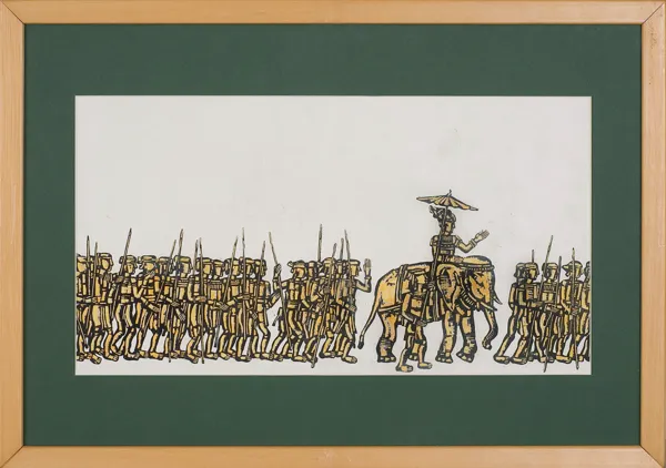 Roman Opałka, Ilustracja do Skamieniałego statku, 1967