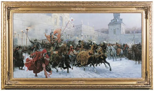 Józef Brandt, WYJAZD Z WILANOWA, ok. 1897-1898