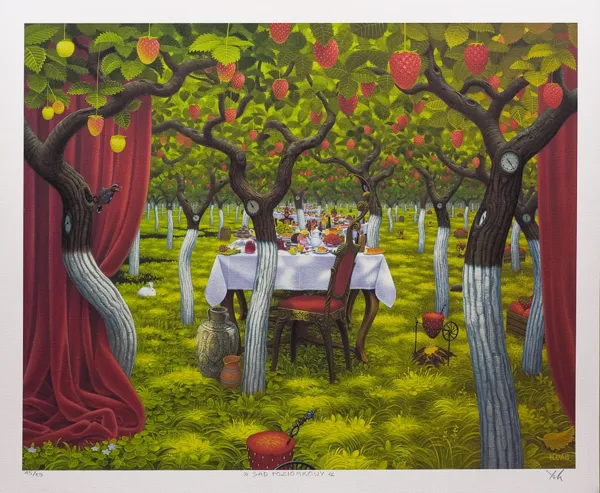 Jacek Yerka, Sad poziomkowy, 2002