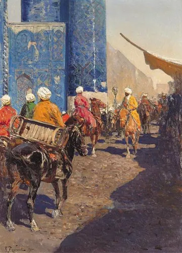 Franz Roubaud, Ulica w Samarkandzie