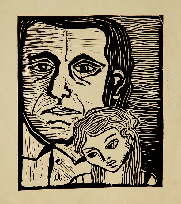 Jonasz Stern, Scena z getta lwowskiego, lata 40. XX w. [?]