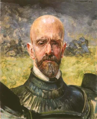 Jacek Malczewski, Autoportret w zbroi