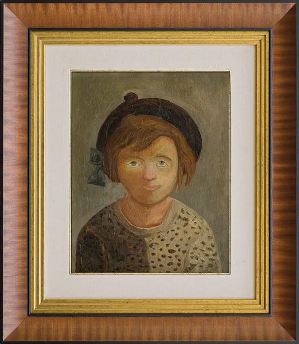 Tadeusz Makowski, DZIEWCZYNKA W BERECIE, ok. 1919