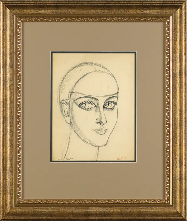 Henryk Berlewi, GŁOWA DZIEWCZYNY RI - RI  