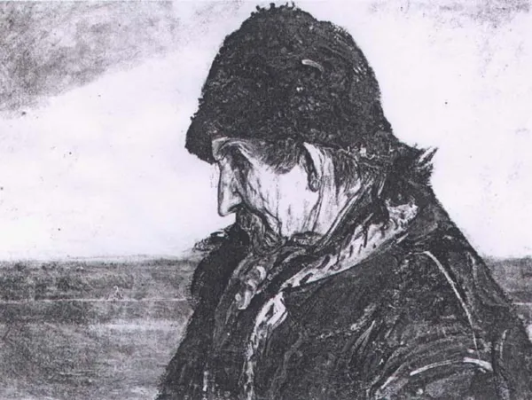 Vlastimil Hofman, Mężczyzna w futrzanej czapce