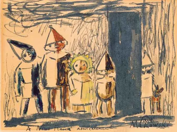 Tadeusz Makowski, Pięcioro dzieci z psem