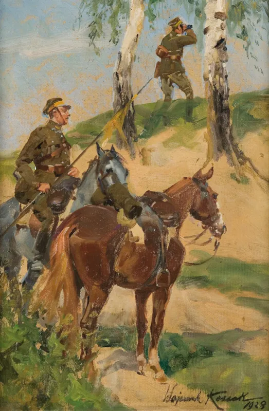 Wojciech Kossak, PATROL UŁANÓW, 1928