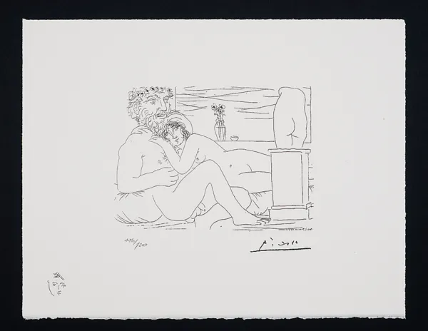 Pablo Picasso, Rzeźbiarz i modelka, 1933