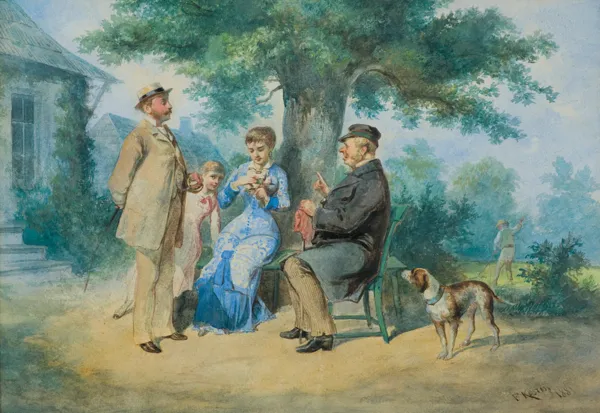 Franciszek Kostrzewski, LEKCJA HISTORII, 1881