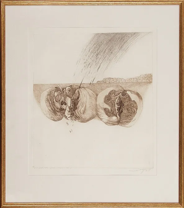 Leszek Rózga, Rozpad – zgniłe jabłka w pejzażu, 1981