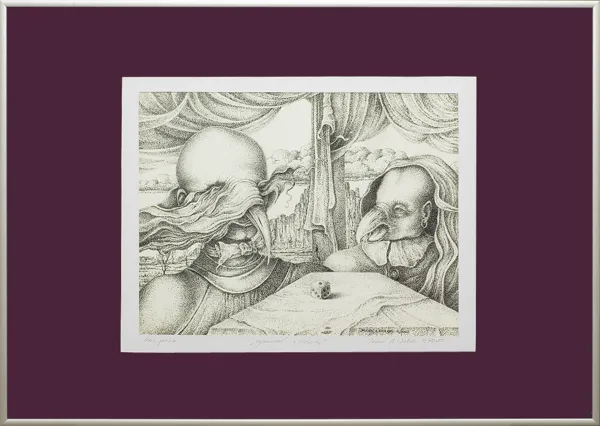 Jacek A.  Wolski, Rysunek z kością, 2010