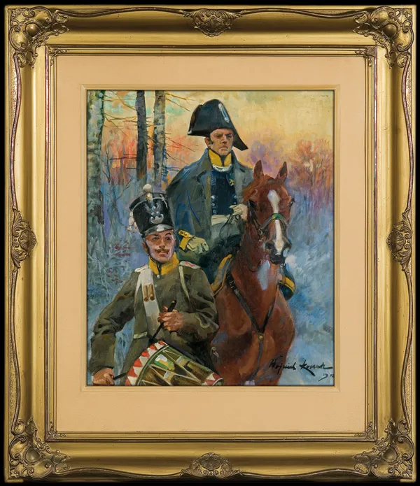 Wojciech Kossak, Z pola bitwy o Olszynkę Grochowską, 1912