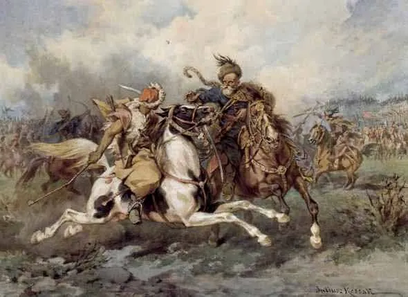 Juliusz Kossak, Taniec tatarski