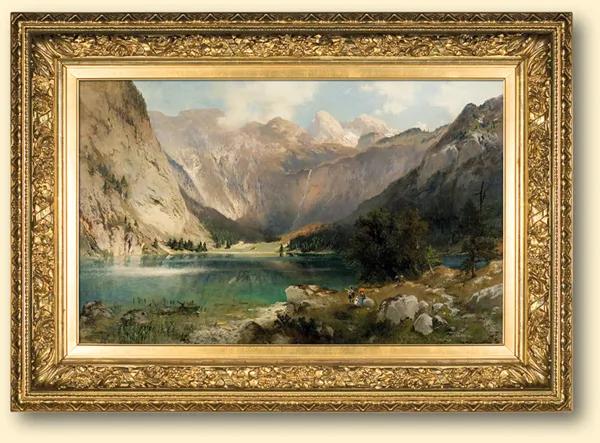 Heinrich Hiller, JEZIORO OBERSEE W ALPACH