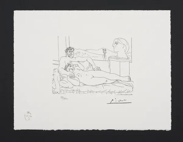 Pablo Picasso, Artysta i modelka, 1933/1973