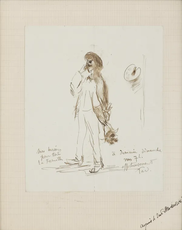 Tadeusz Makowski, Z WIZYTĄ. AUTOPORTRET ARTYSTY