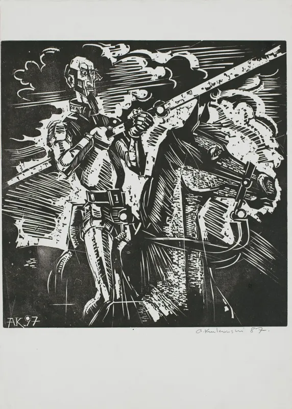 Andrzej  Kurkowski, Z cyklu Don Kichot, 1987