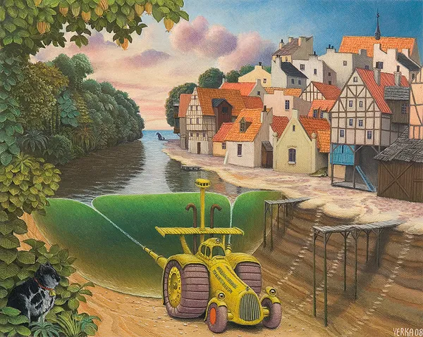 Jacek Yerka, PRZYPŁYW, 2008