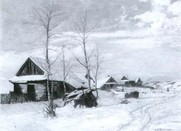 Michał Gorstkin Wywiórski, Zima na wsi