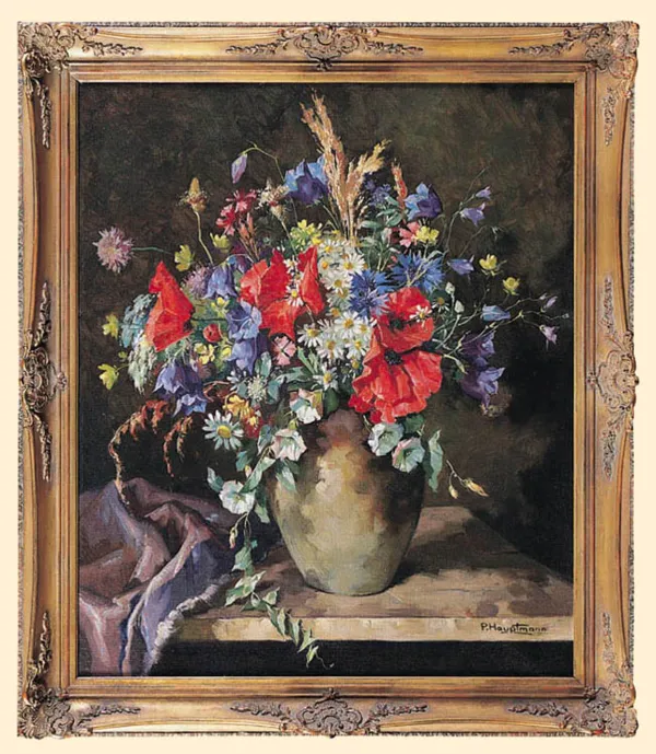 Paul Hauptmann, KWIATY POLNE, ok. 1930