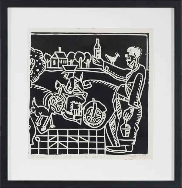 Edward Dwurnik, Butelka wódki, 1970