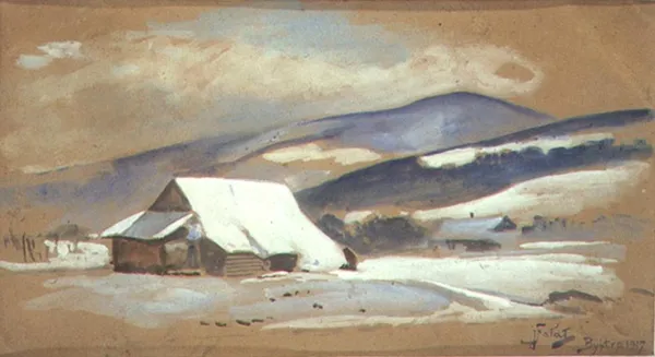 Julian Fałat, Zima w Bystrej