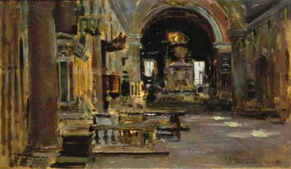 Feliks Michał Wygrzywalski, Wnętrze kościoła Santa Maria Aracoeli na Kapitolu