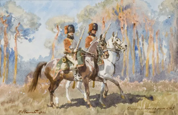 Zygmunt Rozwadowski, STRZELCY KONNI GWARDII NAPOLEONA I, 1900