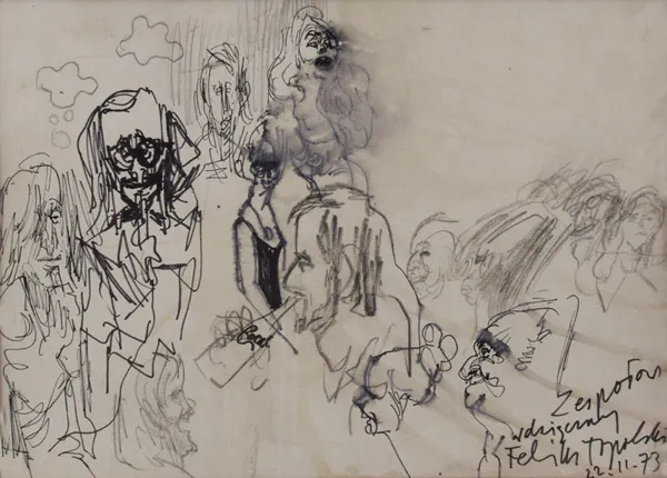 Feliks  Topolski, Postaci, 22 XI 1973