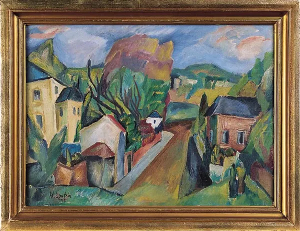 Henryk Epstein, Pejzaż, 1917