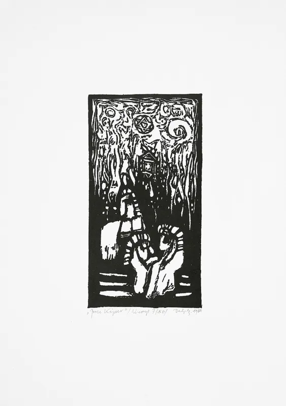 Jerzy Duda Gracz, Jom Kipur, z cyklu Judaica, 1964