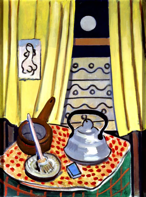 Tymon Niesiołowski, Martwa natura z księżycem, 1957